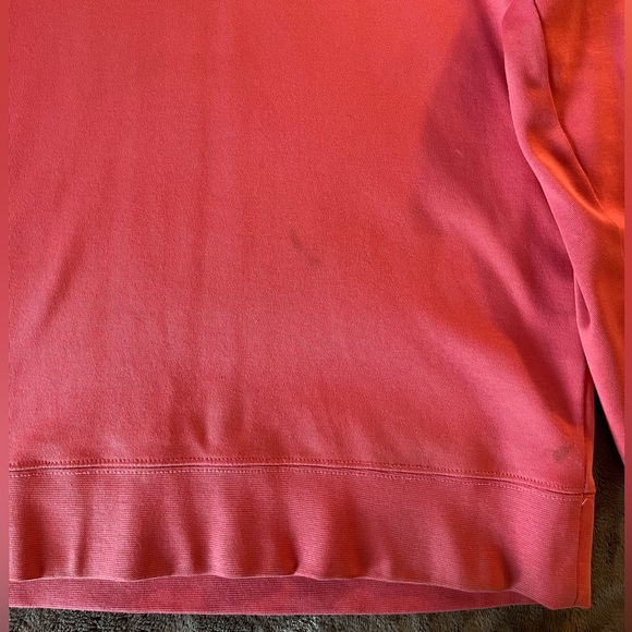 Vineyard Vines Salmon Pink 1/4 Quarter Zip Sweater Sweatshirt Size Medium - Picture 4 of 7